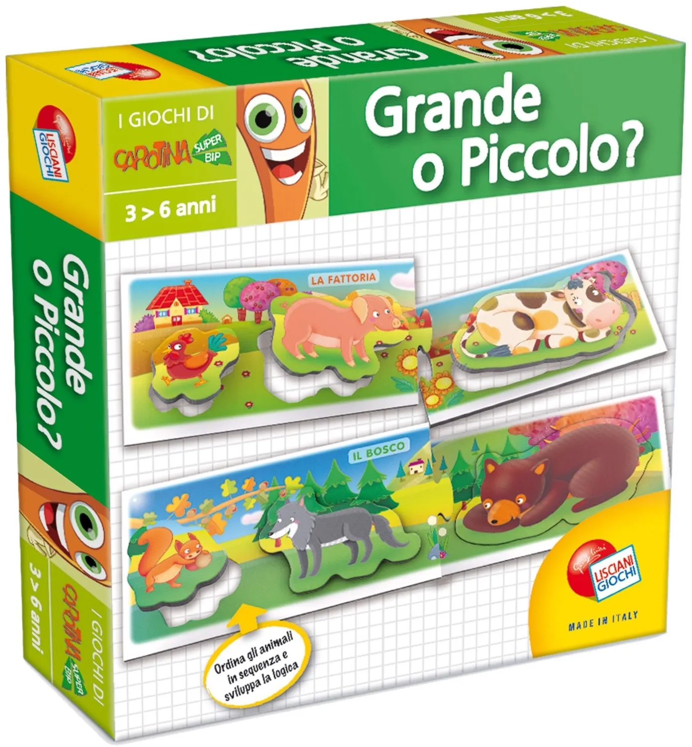 Carotina preschool 4-5 - Lisciani giochi - Mago Biribago Giocattoli