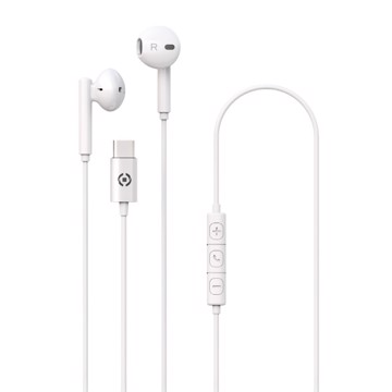 Cuffie con filo usb-c bianco
