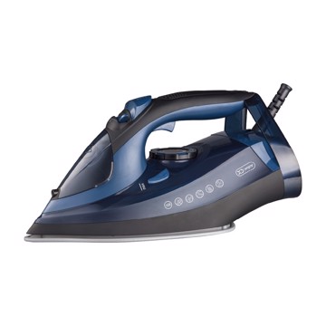 Ferro da stiro a vapore blu 2400w anticalcare antigoccia
