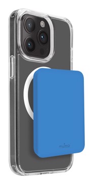 Puro batteria esterna blu con porta usb-c