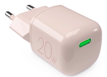 Puro, caricatore beige 1 usb-c, 20w