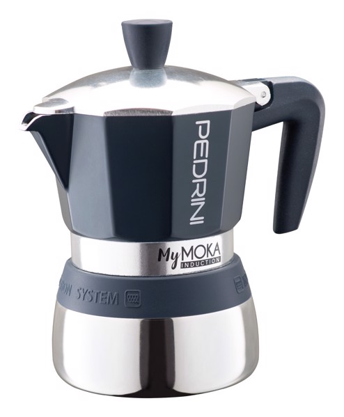 Pedrini MyMoka induction 3 tazze Tortora