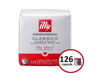 126 Capsule iperespresso Illy Classico
