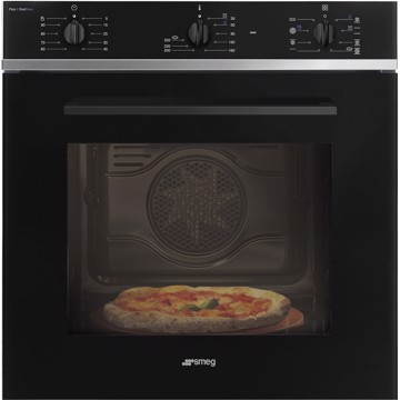 Forno da incasso nero