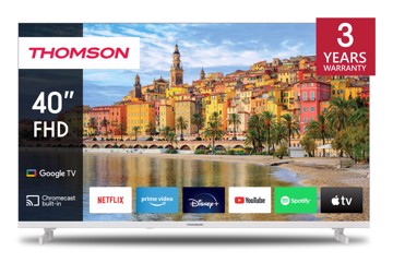Televisore led 40" f.hd wht 3hdmi,2usb,t2/c/s2,google,pl
