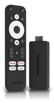 Streaming stick thomson 140 4k googletv,chromecast