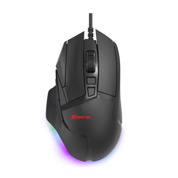 Mouse gaming xtrike a filo 12800dpi rgb backlight