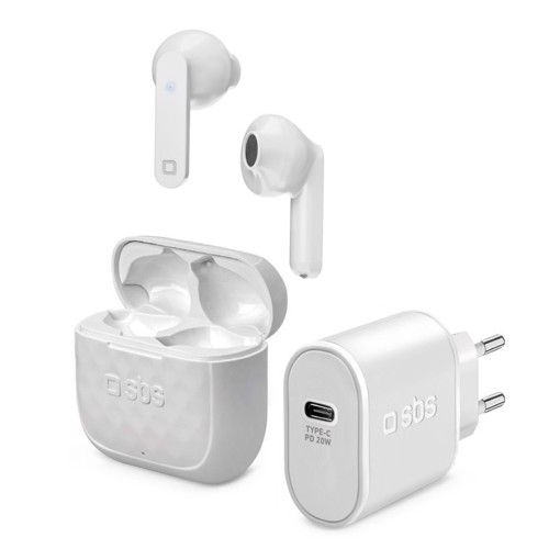 SBS KITAUDIOIP13 mobile phone starter kit Bianco