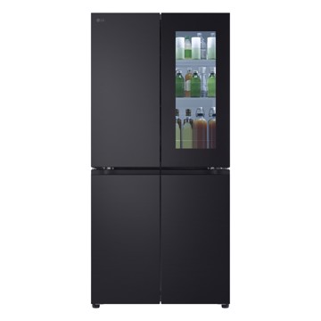 Frigo side by side 4porte nero h178,7 l83,5 p73
