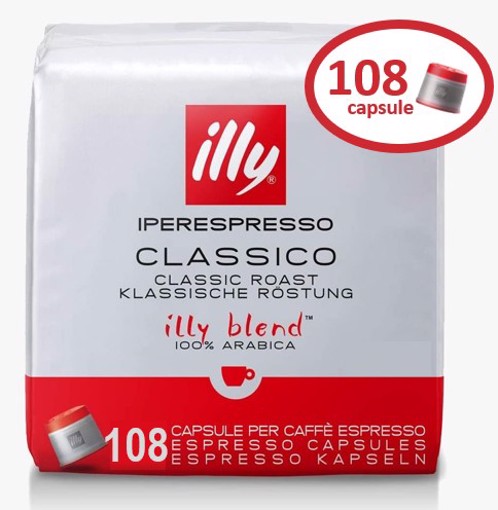 Immagine di Caffe illy capsule iperespresso classico 108 pz