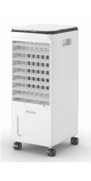 Ventilatore raffrescatore 7l telec. 300m3h led timer 9921