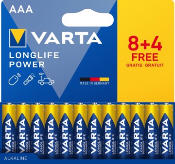Varta longlife power aaa pack