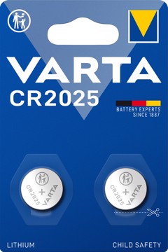 Batterie varta cr2025 litio