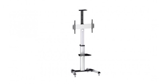 Reflecta 23210 Supporti a parete per TV 177,8 cm (70") Pavimento Alluminio, Nero