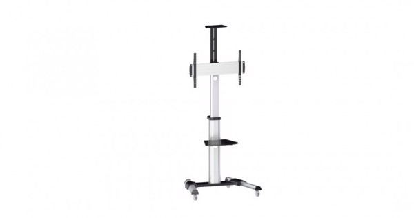 Reflecta 23210 Supporti a parete per TV 177,8 cm (70") Pavimento Alluminio, Nero