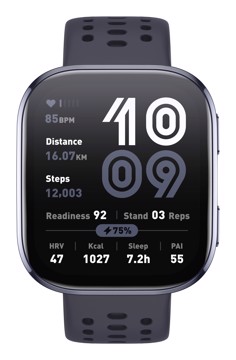 Bip 6 black gps,batt. 14g, ai voice ass