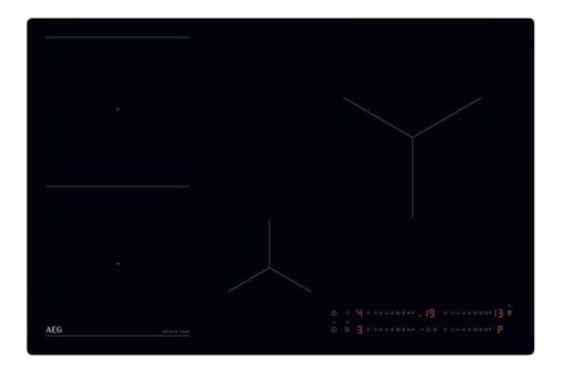 AEG TO84IB00IB Nero Da incasso 80 cm Piano cottura a induzione 4 Fornello(i)