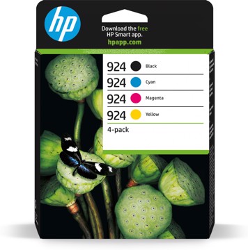 HP Confezione da 4 cartucce di inchiostro CMYK originali 924