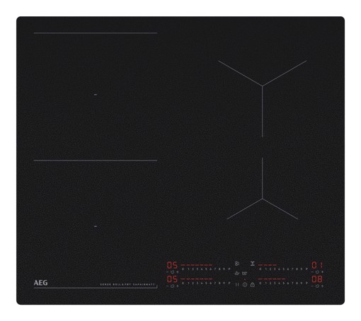 AEG TI64IB30IZ Nero Da incasso 60 cm Piano cottura a induzione 4 Fornello(i)