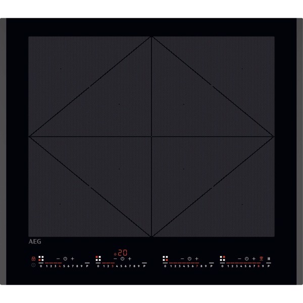 AEG TR64IT00FB Nero Da incasso 59 cm Piano cottura a induzione 4 Fornello(i)