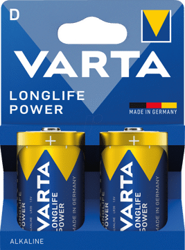 Batteria varta power d 2 pezzi