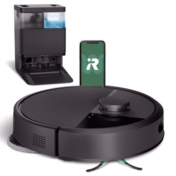 Aspirapolvere robot lavapavime spaz.lavag.rotanti base lav/a