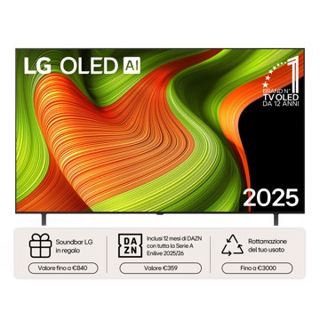 Televisore oled 77" uhd hdr10 t2/s2,4h,3u,a8+ai,os24,al,pl