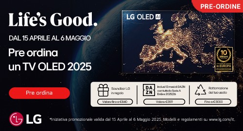Passa ad LG OLED e per te: DAZN e Soundbar in regalo