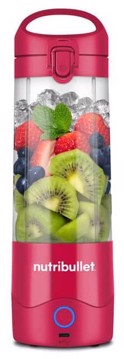 Frullatore a bicchiere portabl 500ml ricaric.usb magenta