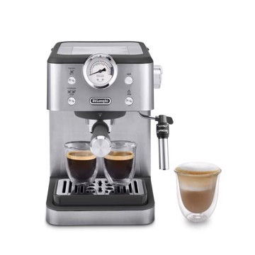 Macchina caffe' espresso caldaia inox silver