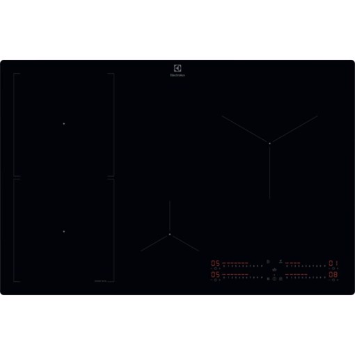 Electrolux Serie 700 KIS82453I Nero Da incasso 77 cm Piano cottura a induzione 4 Fornello(i)
