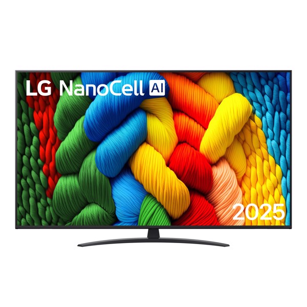 LG NanoCell AI 65NANO81A6A TV Serie NANO81 65'' 4K, α7 Gen8, HDR10, 20W, 3 HDMI con Game Optimizer, Smart TV WebOS 25