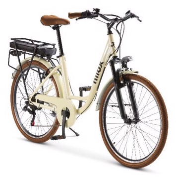 E-bike doc j5 pro white batteria 10ah,aut.65km,26''
