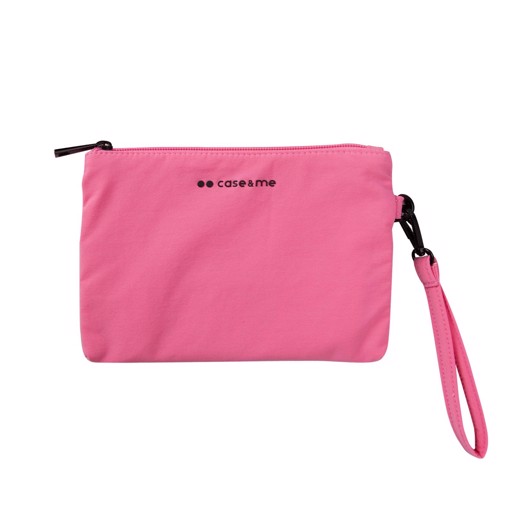 Case & Me CMFABRICMINISLEEVEP borsa da bagno e beauty case Tessuto Rosa