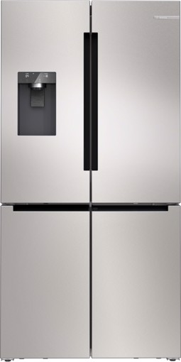 Bosch Serie 6 KFI96APEA Frigorifero multidoor da libera installazione, 183 x 90.5 cm, Acciaio spazzolato anti-impro Classe E