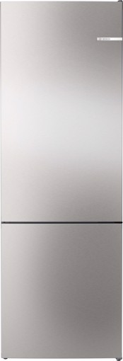 Bosch Serie 4 KGN492IAF , Frigorifero combinato da libera installazione, 203 x 70 cm, Acciaio spazzolato anti-impronta Classe A