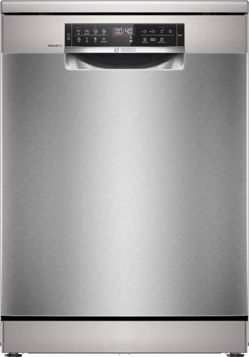 Bosch Serie 8 SMS8ECI02E Lavastoviglie da libera installazione 60 cm Acciaio spazzolato anti-impronta Classe A
