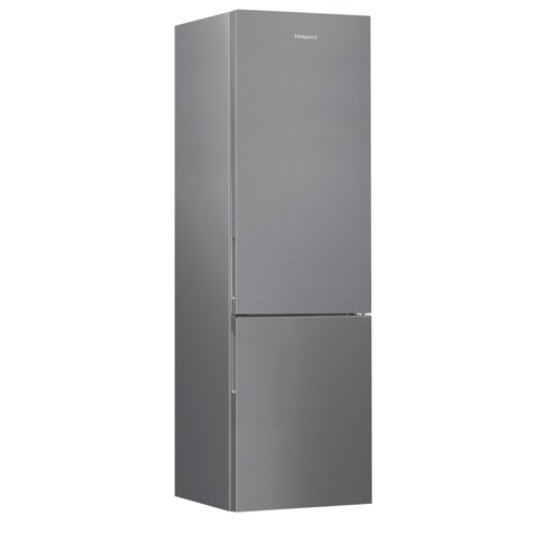 Hotpoint Ariston HP1K 25402 XP7E Frigorifero combinato a libera installazione, Dual no frost, 60cm, Classe B, Silver, 31 dbA, h 203 cm