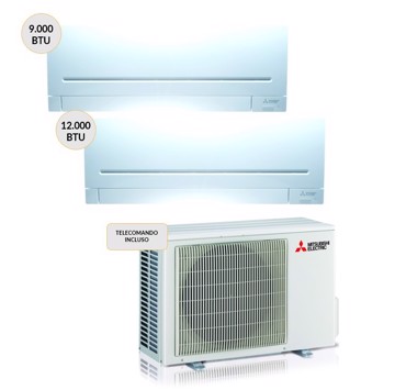 Climatizzatore Fisso Dual 9000+12000Btu A+++A++ R32 MXZ2F42V+MSZAP25VGK+MSZAP35VG,