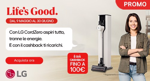CASHBACK LG CORD ZERO