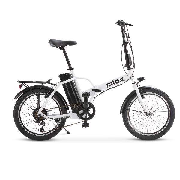 Nilox URBAN - eBike J1 Pro Bianco Acciaio 50,8 cm (20") 23,5 kg