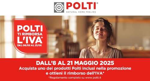 Polti ti rimborsa l’IVA