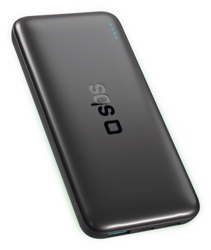 SBS TTBB10000PO4K batteria portatile Litio Ferro Fosfato (LiFePo4) 10000 mAh Nero