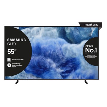 Televisore qled 55"4k uhd qhdr 3hdmi,2usb,t2/s2,smr,al.ga.,p
