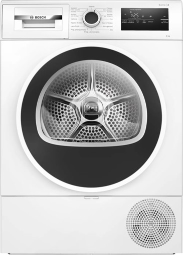 Bosch Serie 4 WTH85218II asciugatrice Libera installazione Caricamento frontale 8 kg A++ Nero, Bianco