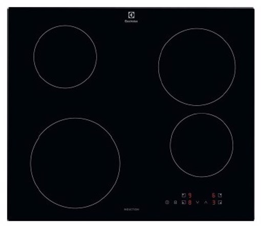 Electrolux Serie 300 LIB60424CK piano cottura Nero Da incasso 59 cm Piano cottura a induzione 4 Fornello(i)