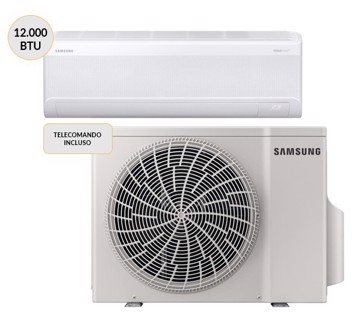 Samsung WindFree AR60F12C1AWNEU + AR60F12C1AWXEU Climatizzatore Mono split  12000btu Wi-Fi