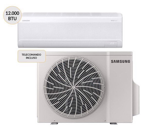Samsung Wind-Free WindFree AR60F12C1AWNEU + AR60F12C1AWXEU Climatizzatore Mono split 12000btu Wi-Fi