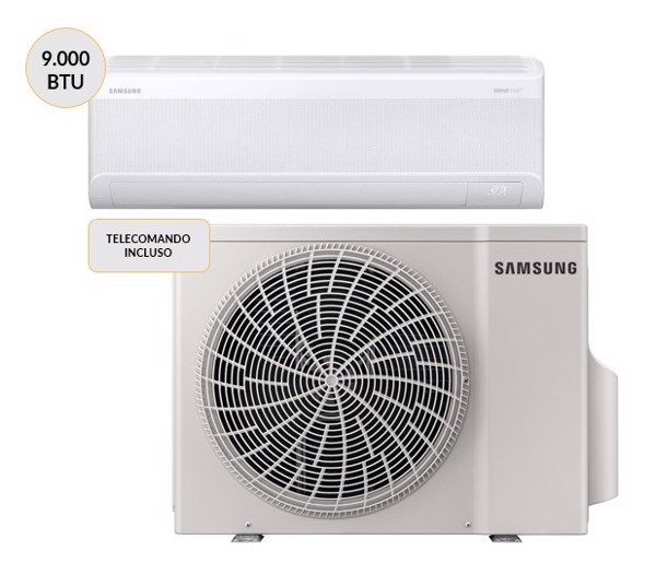 Samsung Wind-Free WindFree AR60F09C1AWXEU + AR60F09C1AWNEU Climatizzatore Mono split 9000btu Wi-Fi