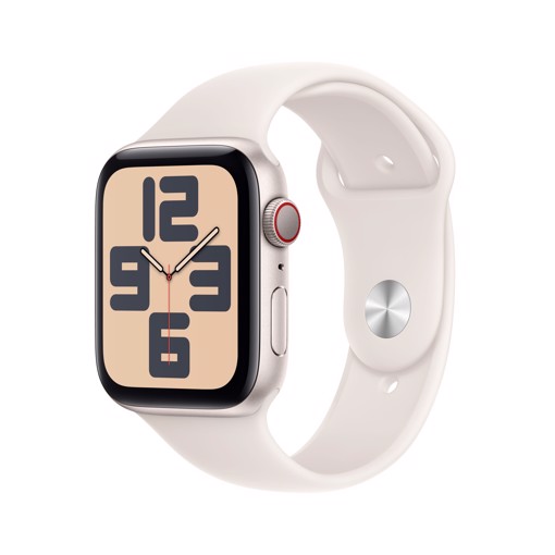 Apple Watch SE GPS + Cellular 44mm Cassa Alluminio Galassia con Galassia Sport Band - M/L